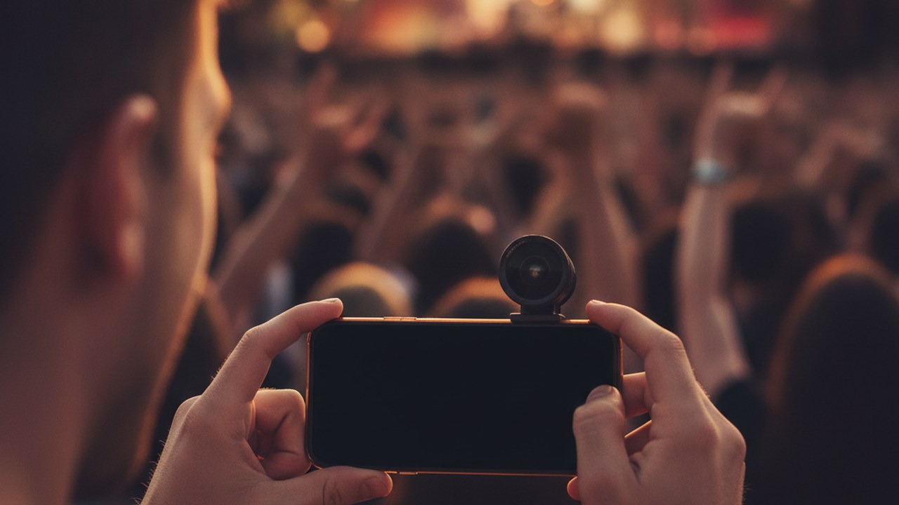 Record Your Concert Reaction with DuoCam