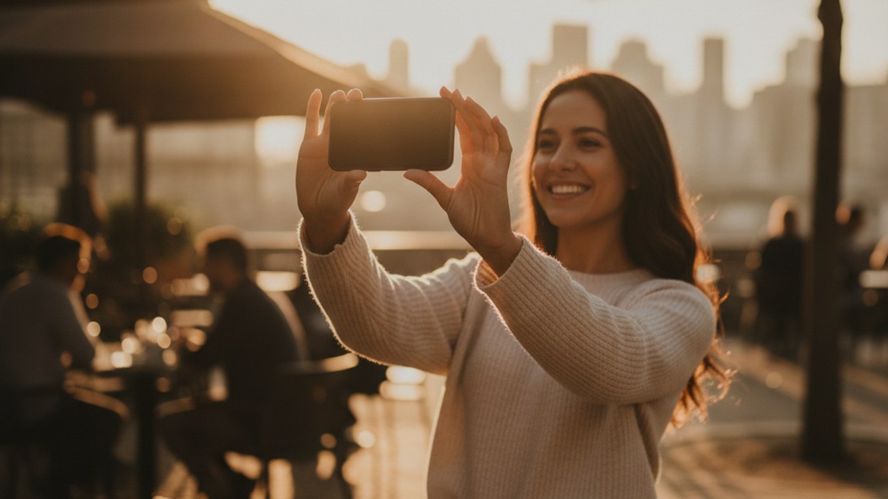 Vlog with One Phone: Capture Both Sides